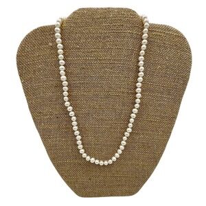 Real Pearls 18" Vintage Strand w/ 14k gold Jacmel Clasp, Quiet Luxury Staple